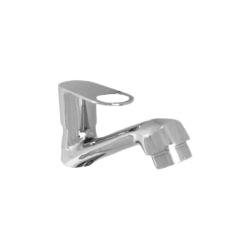 Pillar cock high neck bathroom fitting