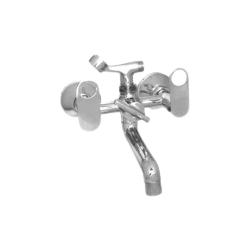 Wall mixer telephonic crutch bathroom fitting