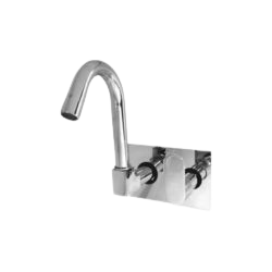 Concealed sink cock bathroom fitting