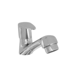 Pillar cock high neck bathroom fitting