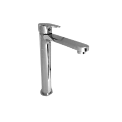 Single lever basin mixer long bathroom fitting