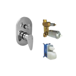 Wall diverter 4way bathroom fitting
