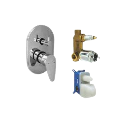 Wall diverter 5 way bathroom fitting