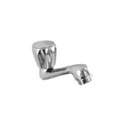 Pillar cock high neck bathroom fitting