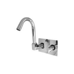 Concealed sink cock bathroom fitting