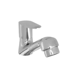 Pillar cock high neck bathroom fitting