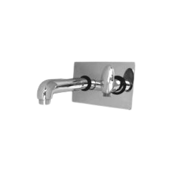 Concealed basin cock bathroom fitting