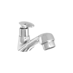 Pillar cock high neck bathroom fitting