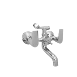 Wall mixer telephonic crutch bathroom fitting