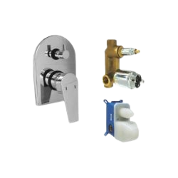 Wall diverter 5 way bathroom fitting