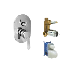 Wall diverter 5 way bathroom fitting