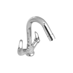 Central hole basin mixer bathroom fitting