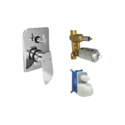 Wall diverter 4 way bathroom fitting