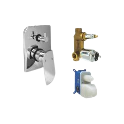 Wall diverter 5 way bathroom fitting