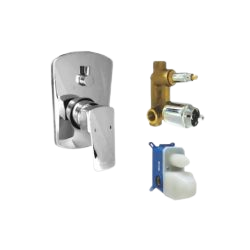 Wall diverter 5 way bathroom fitting
